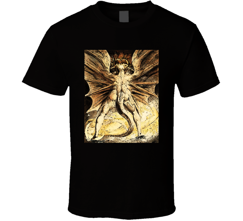 The Great Red Dragon Woman Clothed In Sun Painting William Blake T Shirt
