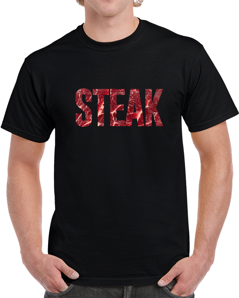 Steak Beef Cow Meat Cooking Bbq Food Cool T Shirt
