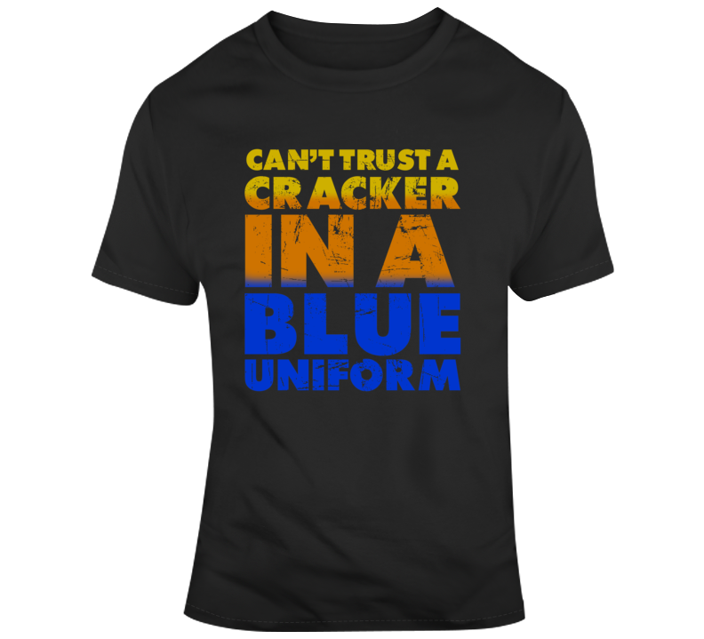 Cracker Blue Uniform Hip Hop Rap Fan T Shirt