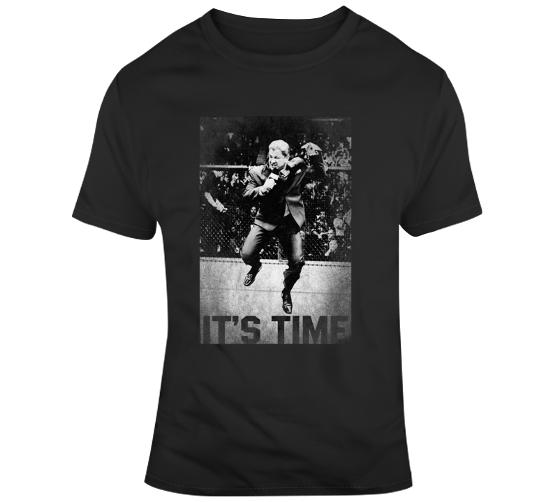 Bruce Buffer It's Time Mma Announcer Fight Fan T Shirt