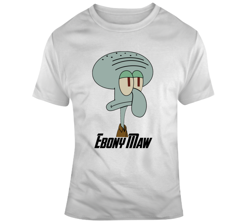 Ebony Maw Squidward Mash Up Parody Funny Fan T Shirt