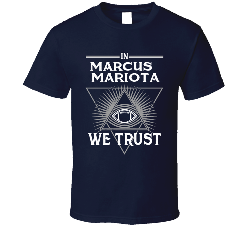 In Marcus Mariota We Trust Football Tennessee Fan T Shirt