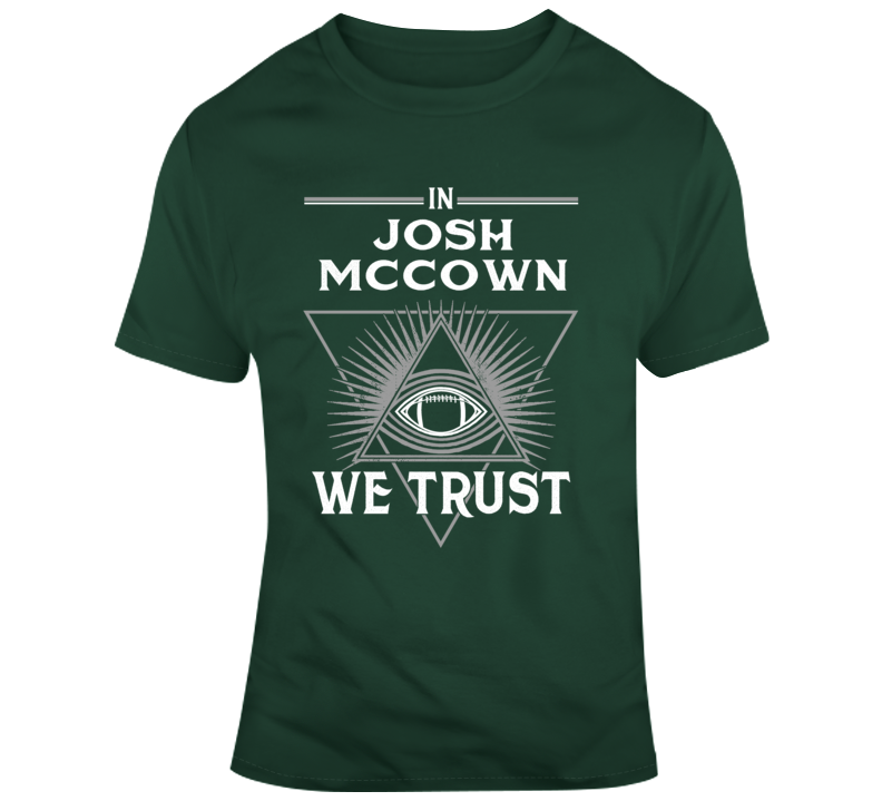 In Josh Mccown We Trust New York Football Parody Fan Gear T Shirt