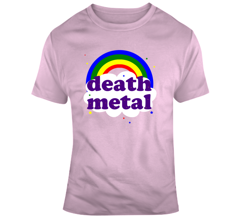 Death Metal Fan Heavy Rock Guitar Rainbow Loveparody T Shirt All Styles Sizes Colors