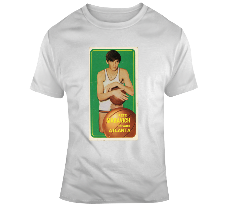 Pistol Pete Maravich Basketball Legend Fan T Shirt