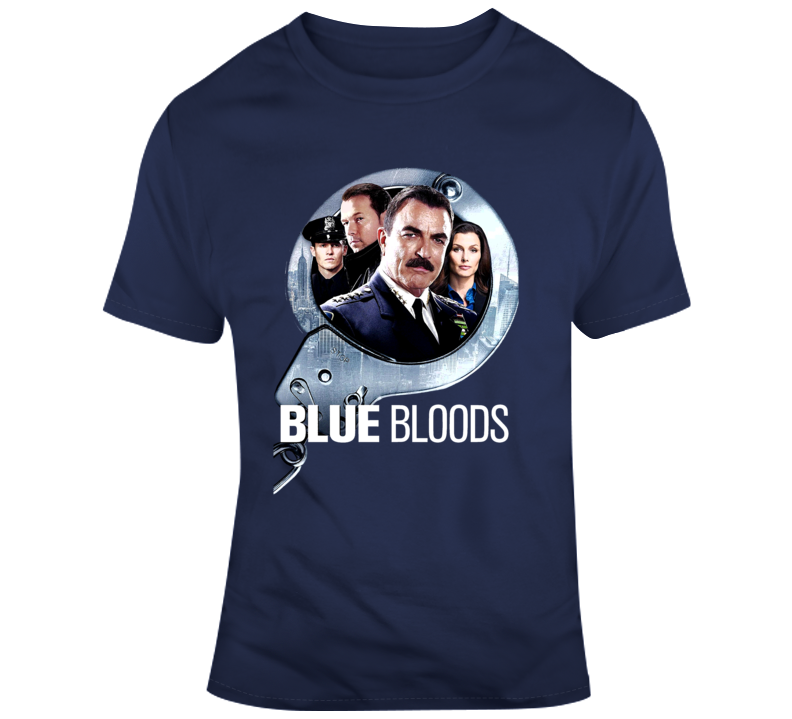 Blue Bloods Tom Selleck Donnie Walberg Cop Tv Fan T Shirt