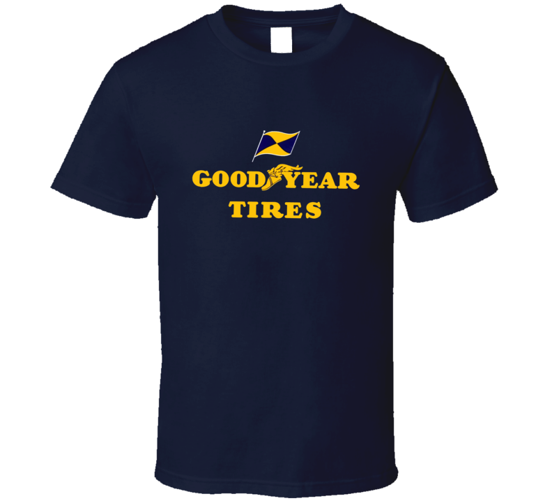 Vtg Style Goodyear Tires Famous Trusted Brand Icons Fan T Shirt