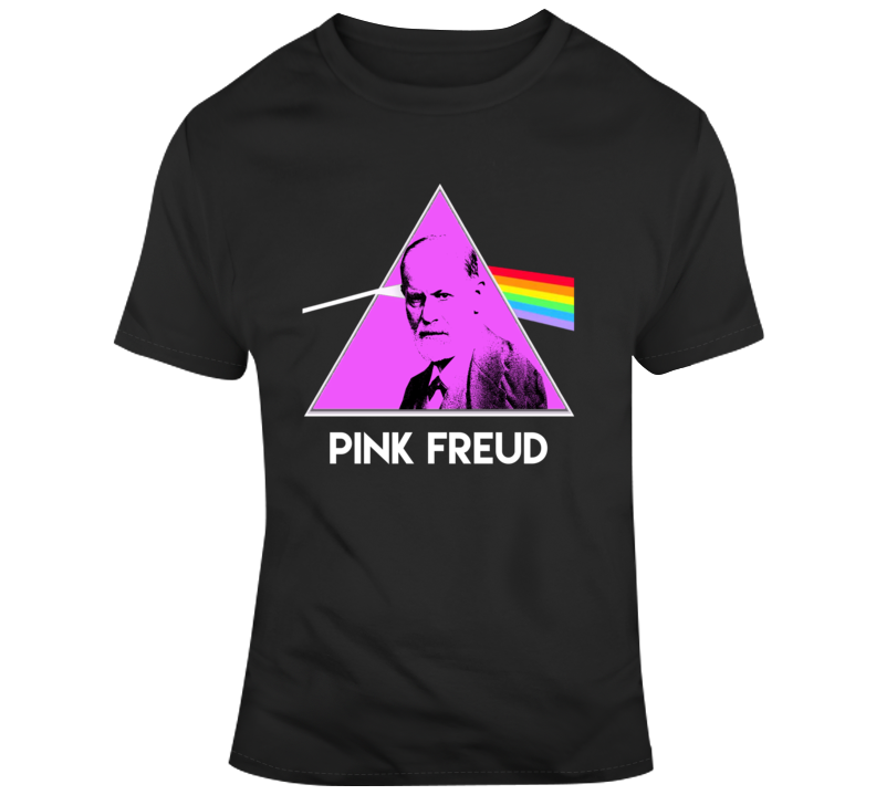 Pink Freud Funny Parody Rock Band T Shirt