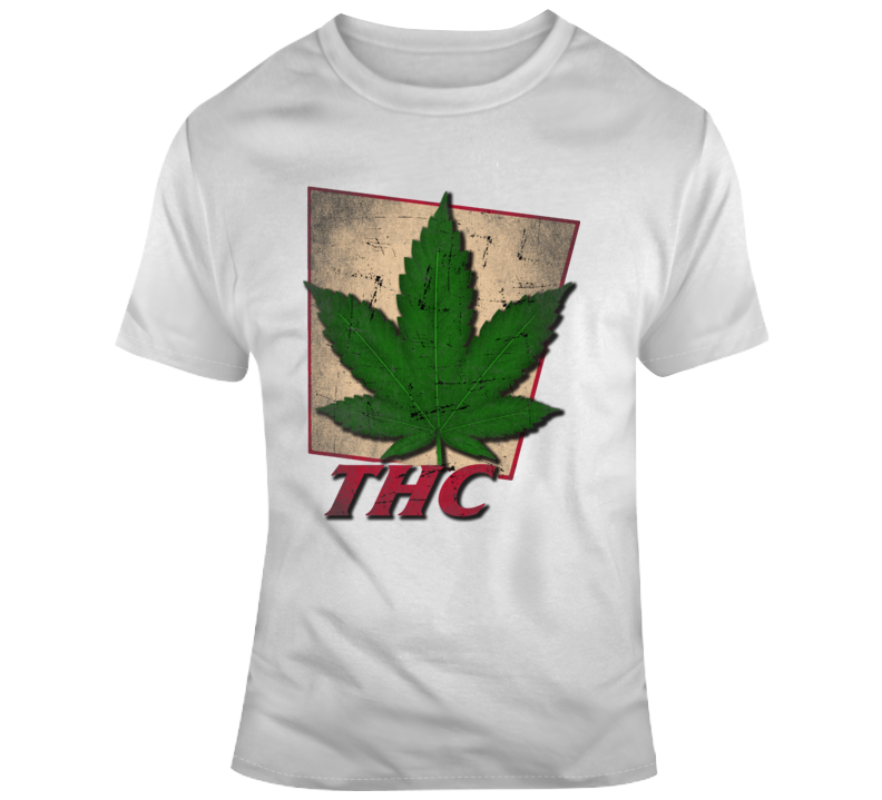 Thc Weed Cannabis Smoke Funny Parody T Shirt