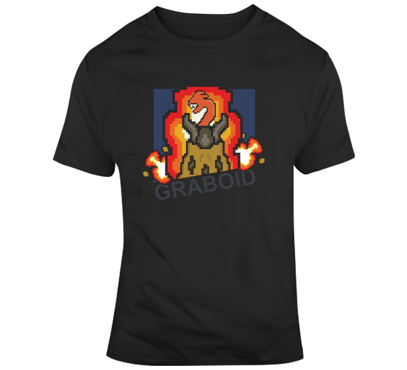 Graboid Tremors Movie Video Game Parody Fan T Shirt