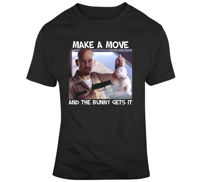 The Bunny Gets It Con Air Quote Funny Parody Movie Fan T Shirt