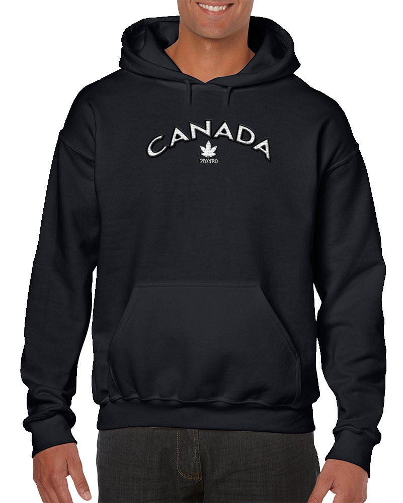 Canada Stoned Cannabis Weed Legal Love Peace Hoodie