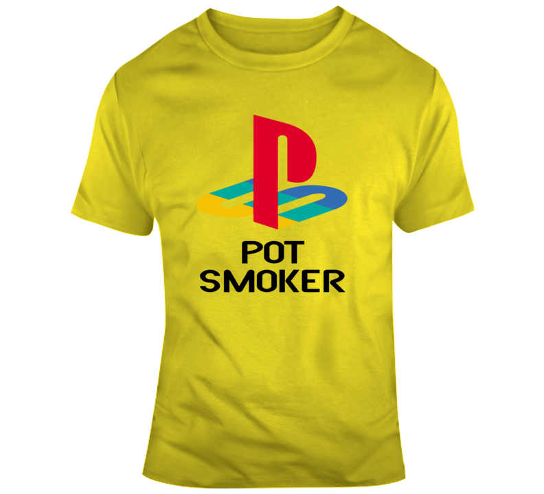 Pot Smoker Funny Weed Parody Gamer T Shirt