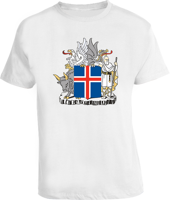Iceland Coat of arms T Shirt