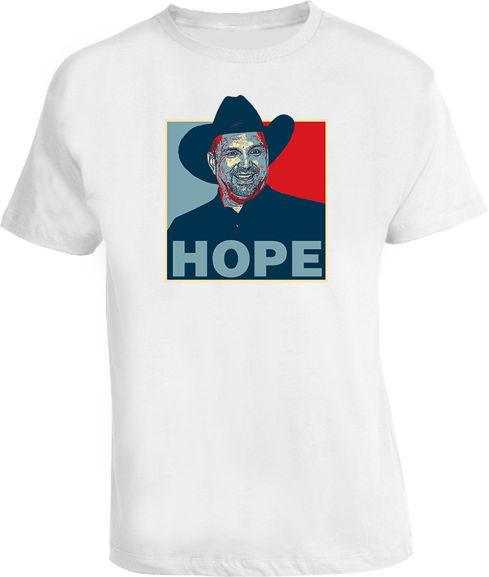 Garth Brooks country Hope Obama t shirt