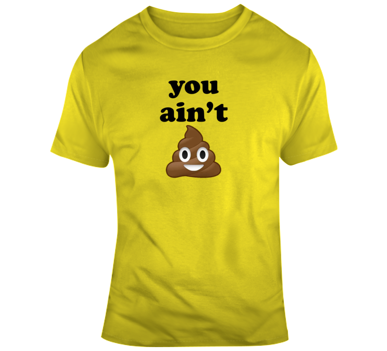 poop emoji tee shirt