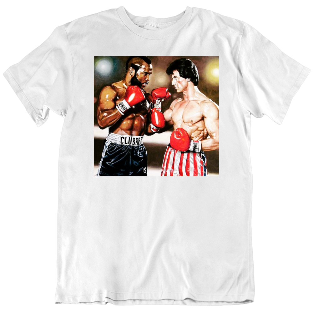 Rocky 3 Mr T Stallone Boxing Movie T Shirt