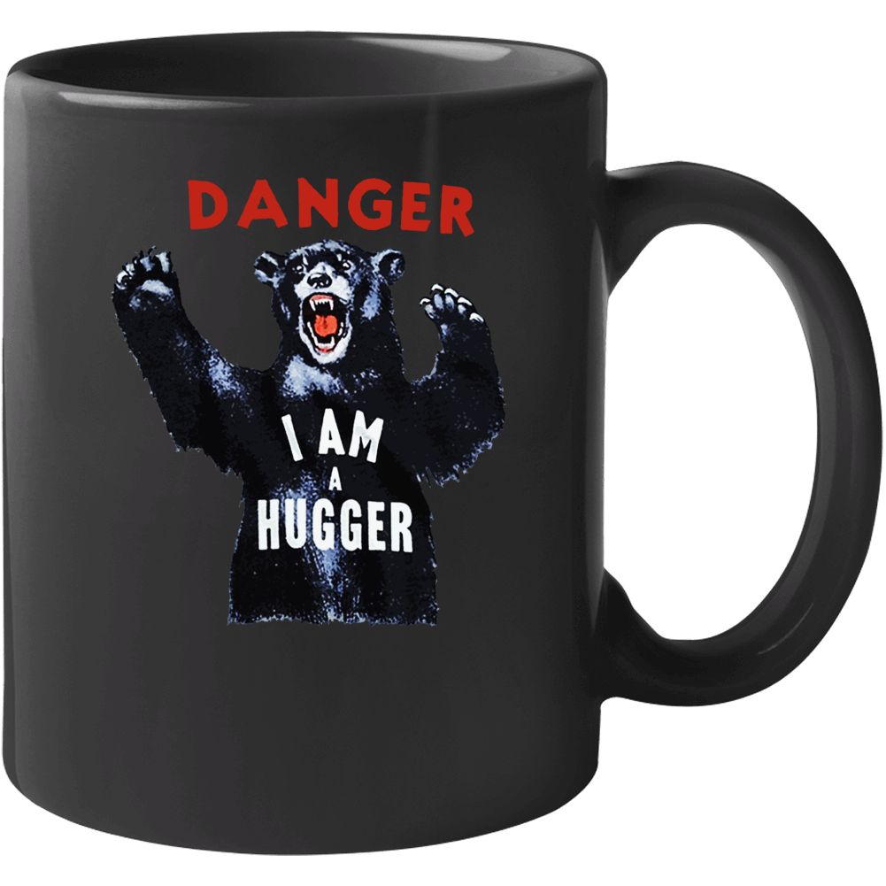 Danger I'm A Hugger Funny Spiderman Parody Mug