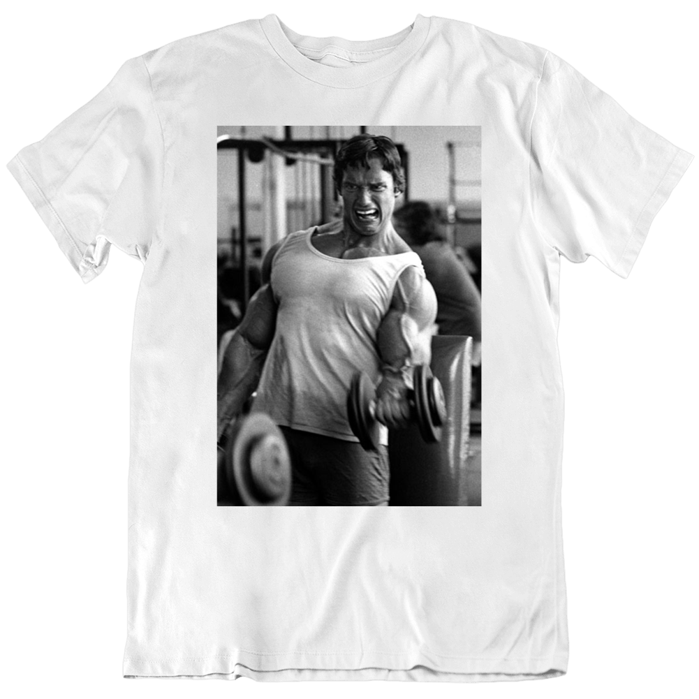 Arnold Schwarzenegger Gym Motivation Champion Legend T Shirt