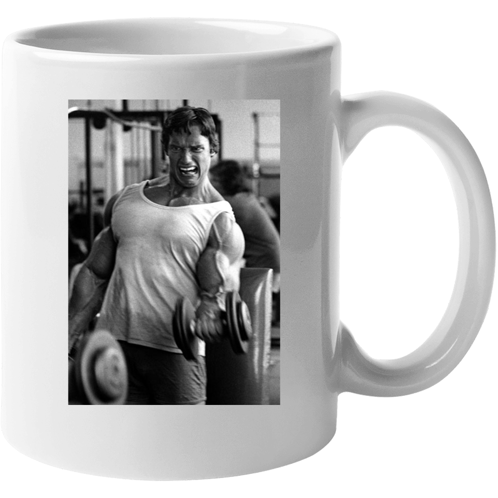 Arnold Schwarzenegger Gym Motivation Champion Legend Mug