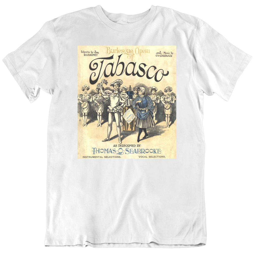 Tabasco Sauce Food Vintage Ad Opera Funny T Shirt