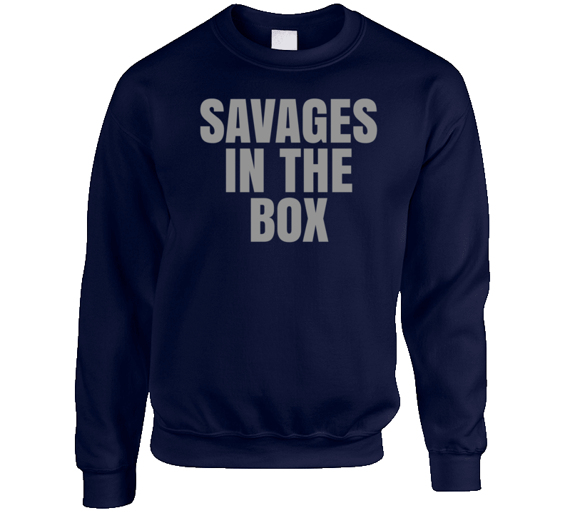 Savages In The Box New York Basesball Crewneck Sweatshirt