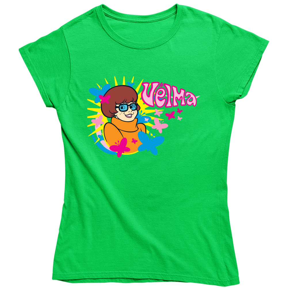 Velma Scooby Doo Cartoon Girl Power Ladies T Shirt