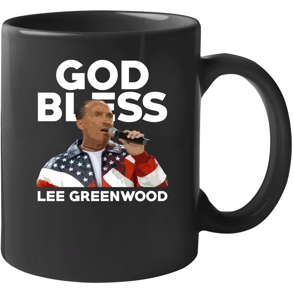 God Bless Lee Greenwood Country Music Singer Usa Legend Mug