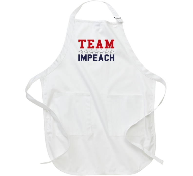 Team Impeach Liberal Democrat Usa American Politics Support Apron