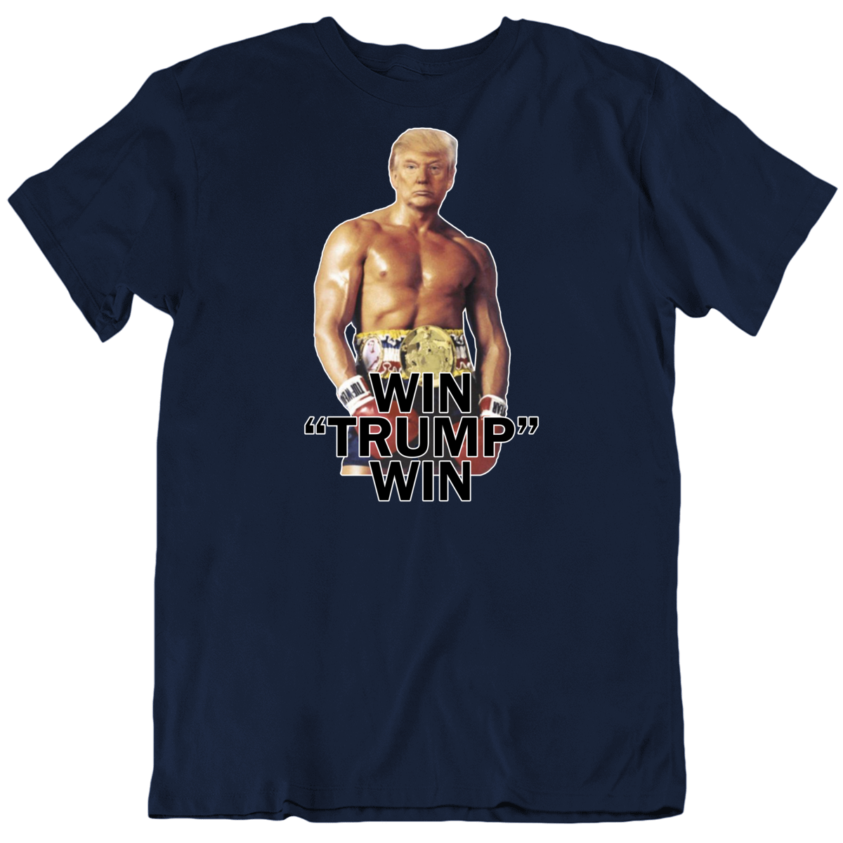 Win Trump Win Usa Rocky Parody President Republican T Shirt