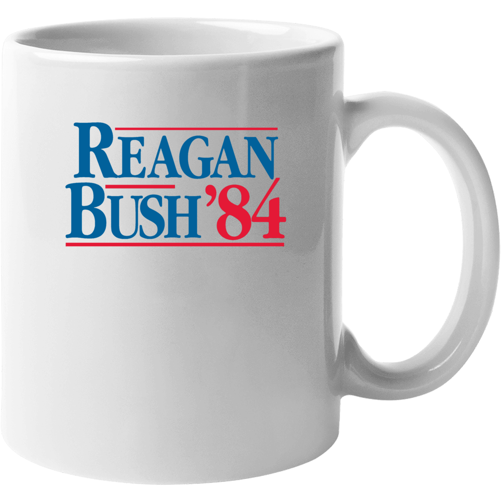 Reagan Bush 84 Usa President Election Sign Mug
