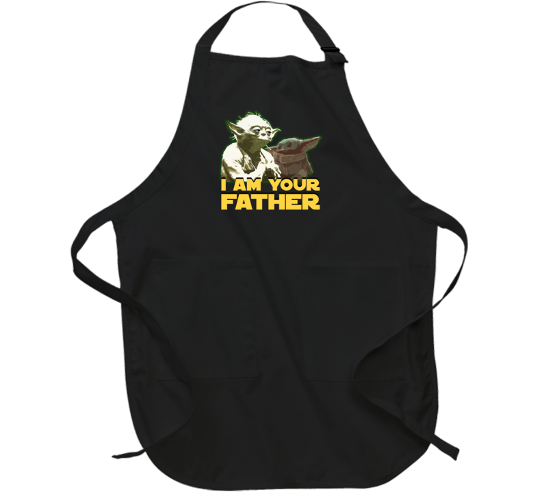 I Am Your Father Baby Yoda Kid Child Star Wars Fan Parody Apron
