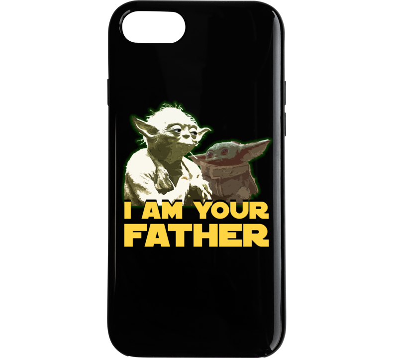 I Am Your Father Baby Yoda Kid Child Star Wars Fan Parody Phone Case