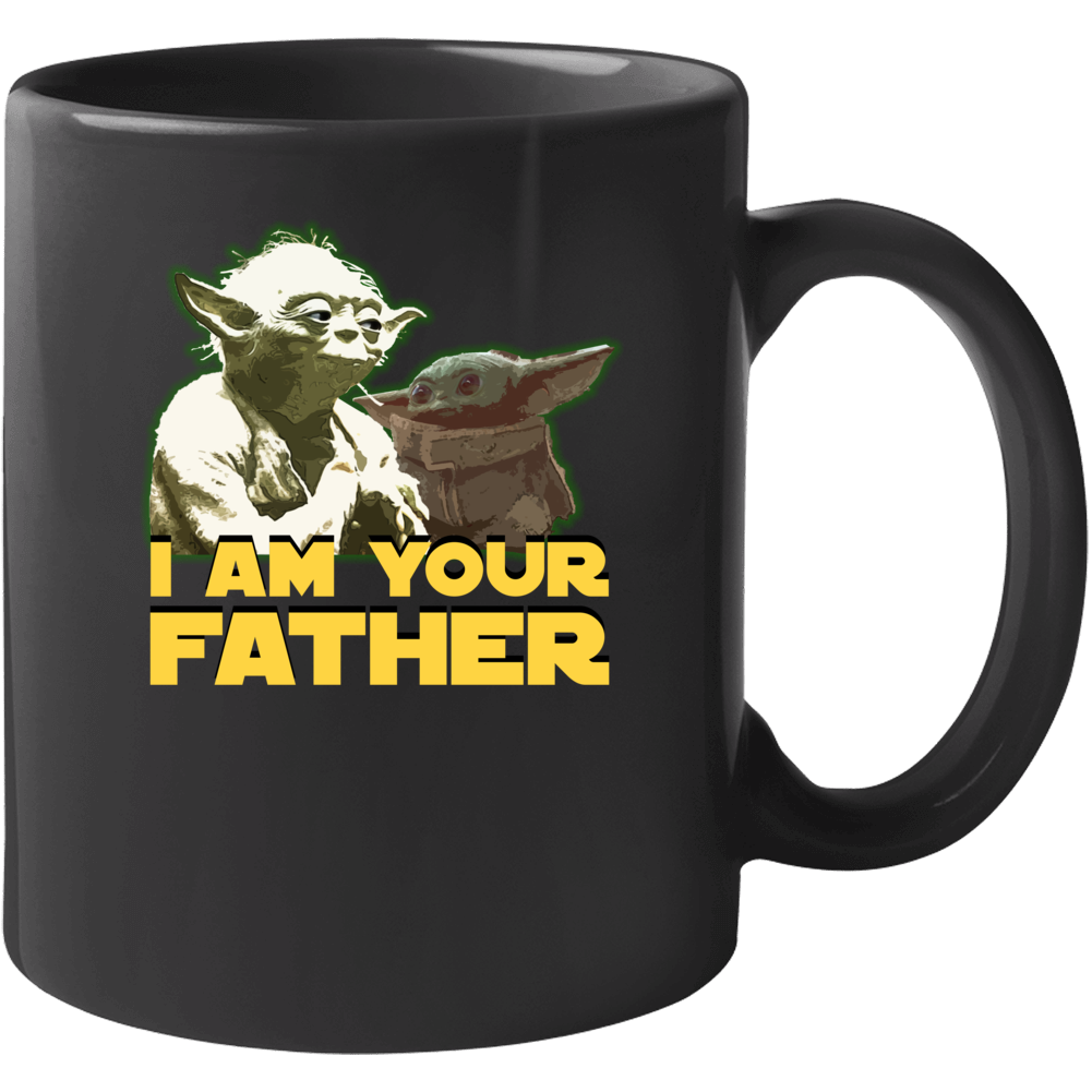 I Am Your Father Baby Yoda Kid Child Star Wars Fan Parody Mug