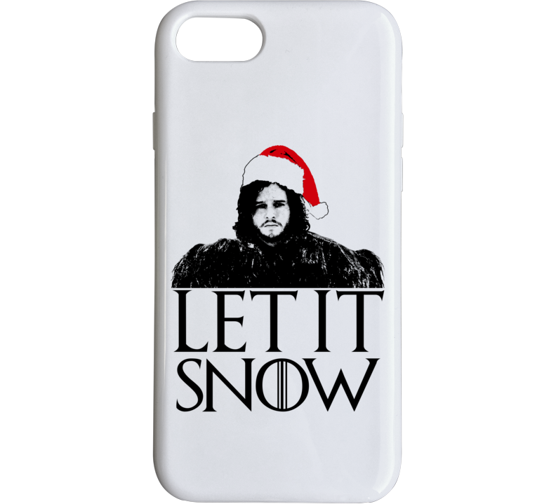Let It Snow Jon Funny Parody Got Fan Christmas White Phone Case