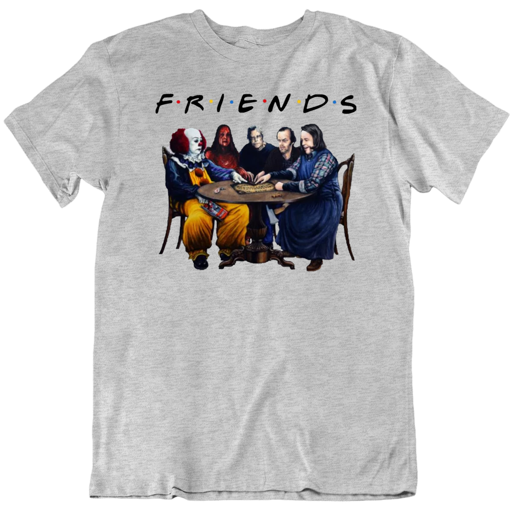 Stephen King Friends Funny Horror Fan Parody T Shirt