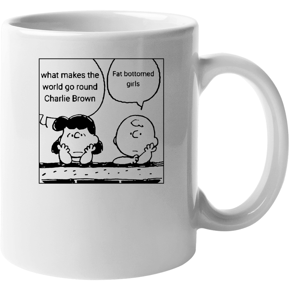 Peanuts Charlie Brown Parody Funny Cartoon Mug