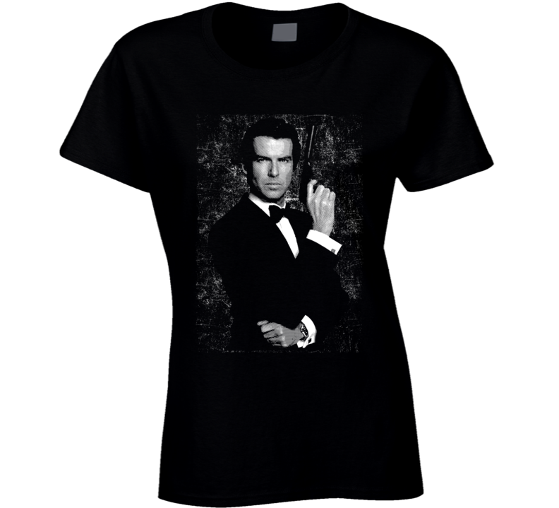 James Bond Pierce Brosnan 90s Movie Oo7 Fan Ladies T Shirt
