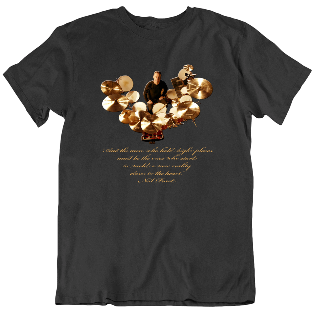 Neil Peart Rush Rock Drummer T Shirt