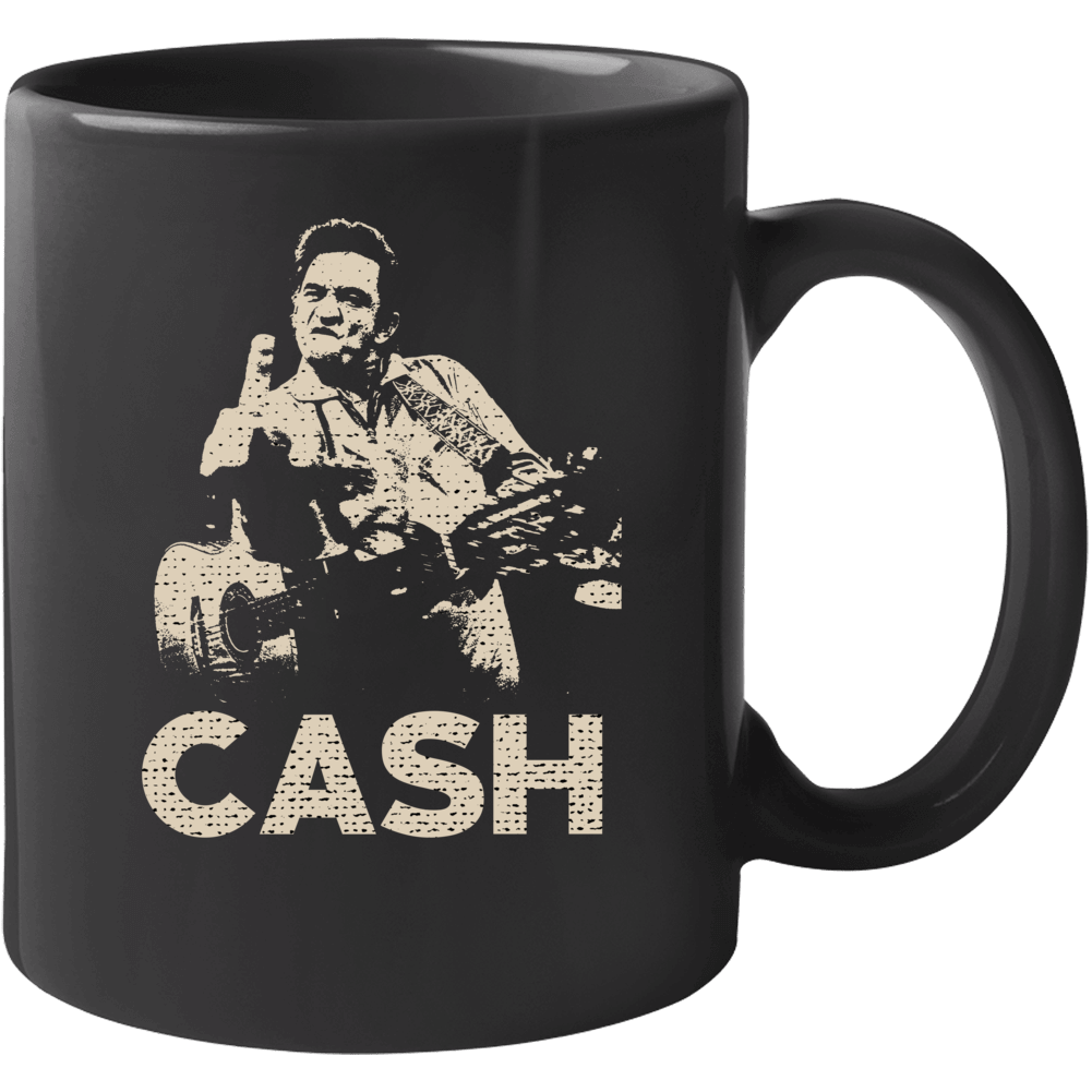Johnny Cash Finger Country Music Fan Mug