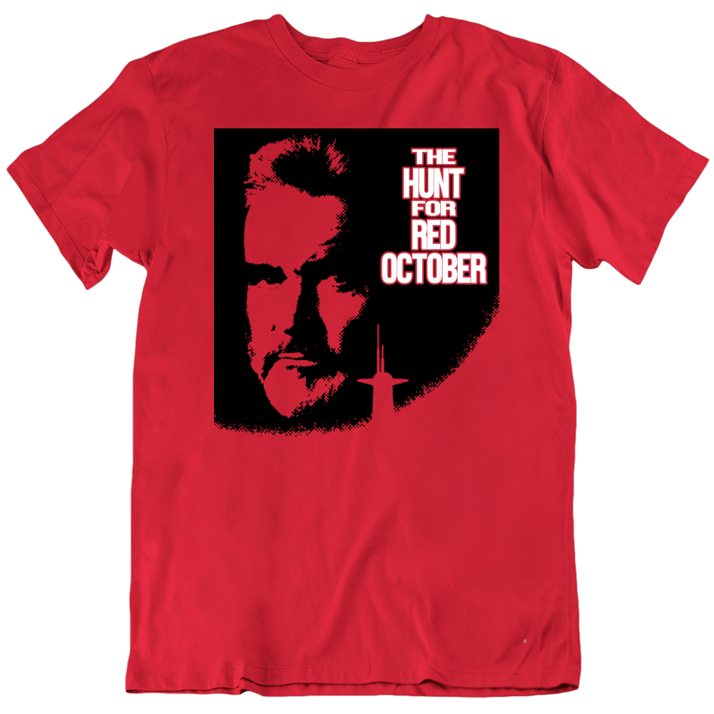 The Hunt For Red October Sean Connery Movie T Shirt