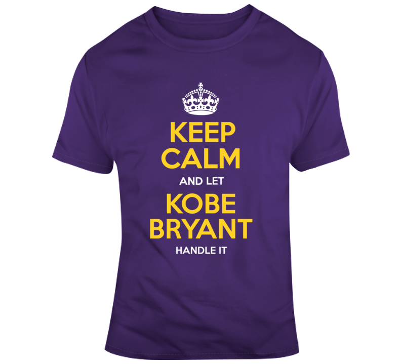 Keep Calm Kobe Bryant Black Mamba Basketball T Shirt