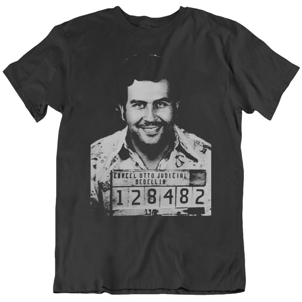 Pablo Escobar Columbian Legend Mugshot T Shirt