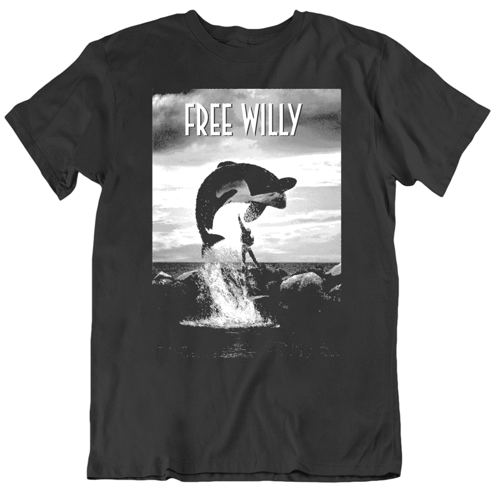 Free Willy 90s Movie T Shirt