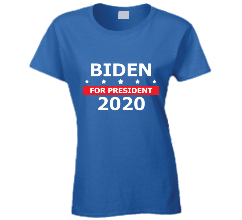 Joe Biden For President Usa Democrat Ladies T Shirt