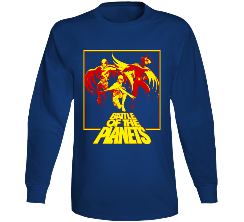Battle Of The Planets G-force Cartoon 80s Retro Long Sleeve