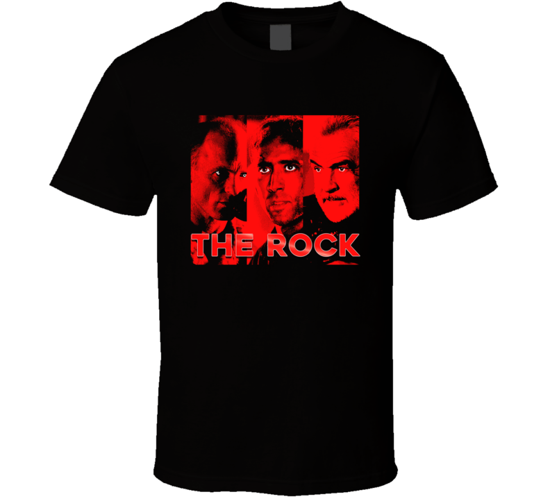 The Rock Alcatraz Nicolas Cage Sean Connery Movie T Shirt