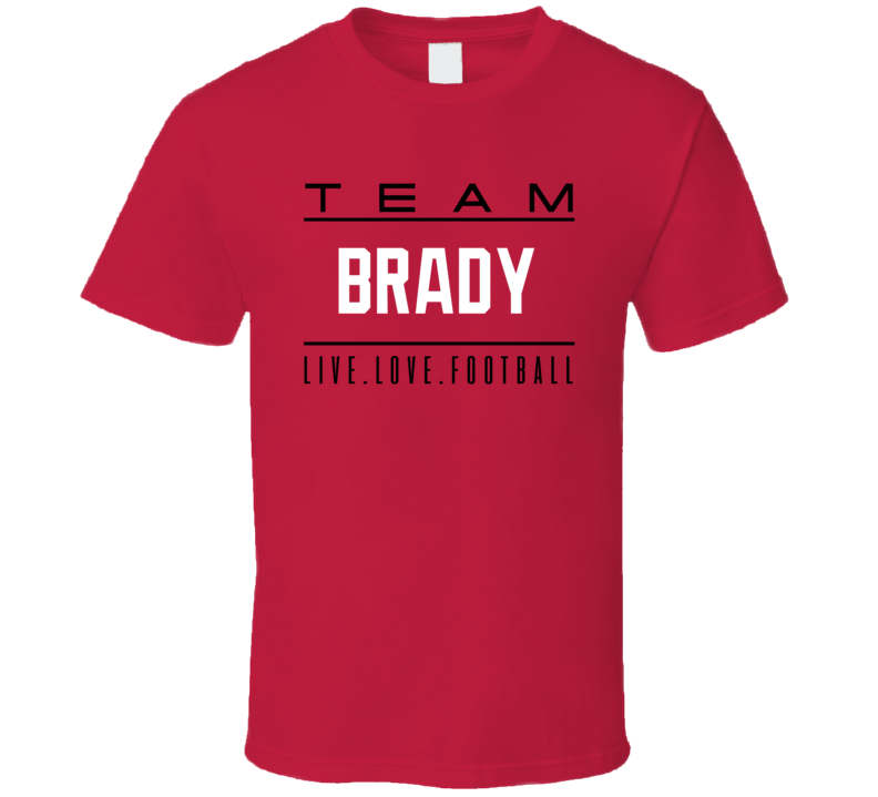 Team Tom Brady Tampa Bay Football Fan T Shirt