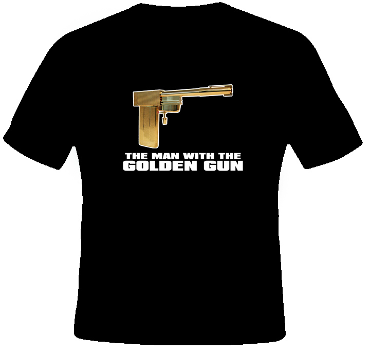 The Man with the Golden Gun James Bond 007 t shirt