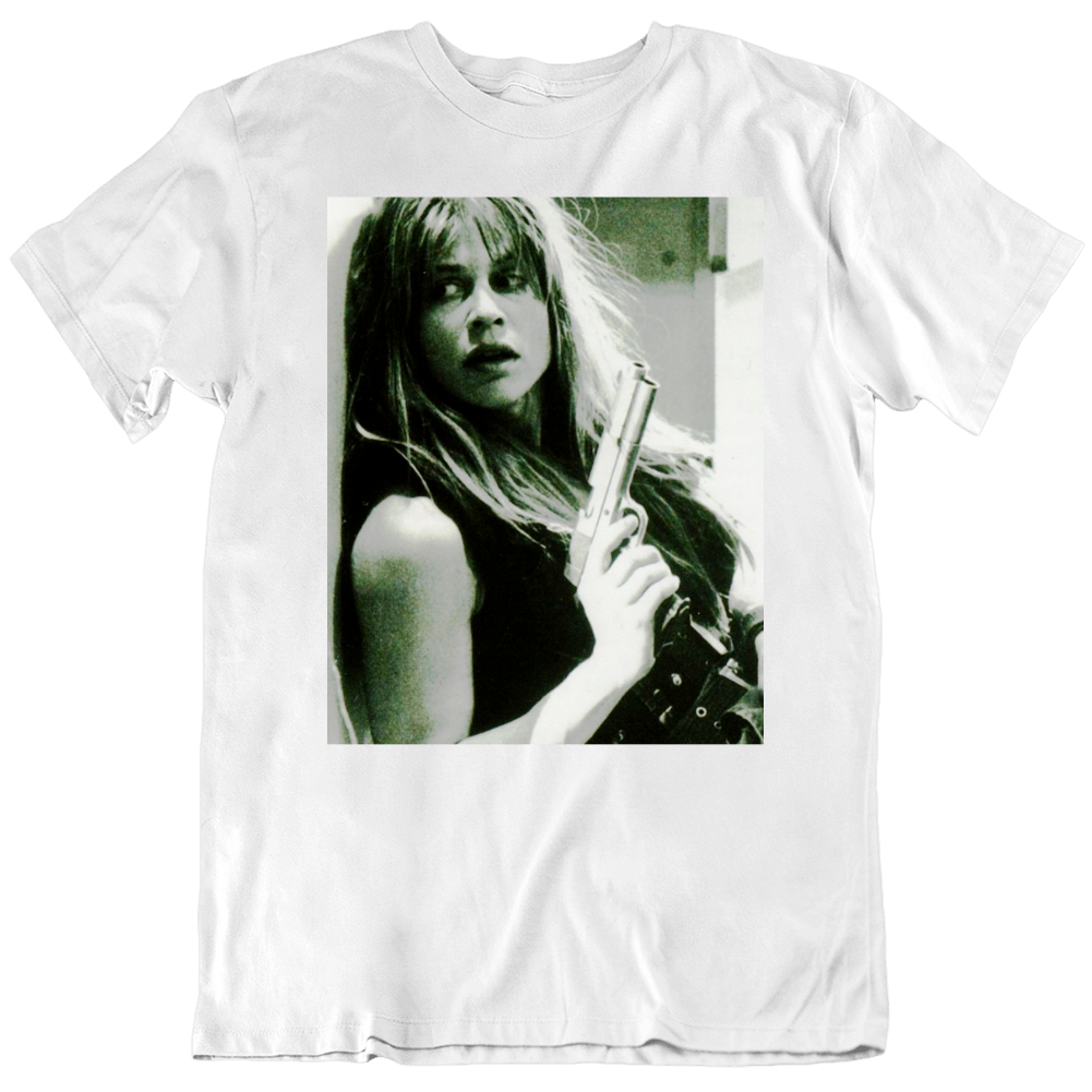 Sarah Connor Terminator Linda Hamilton Movie Fan T Shirt